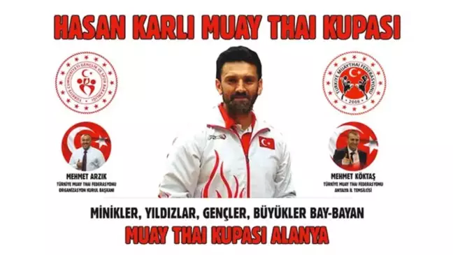 Hasan Karlı Muaythai Turnuvası Alanya'da yapıldı