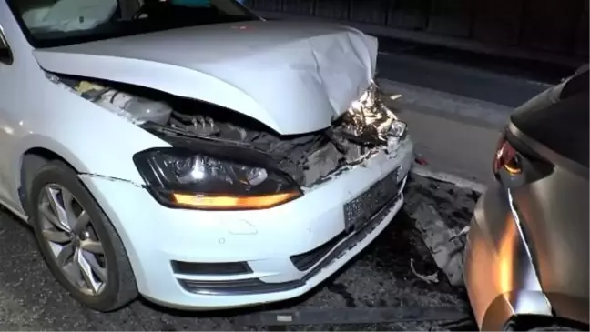 Başakşehir'de zincirleme trafik kazası: 2 yaralı