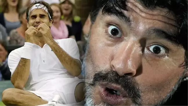 Maradona, Federer'i ağlattı! O sözler...