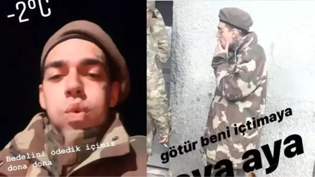 Askere giden ünlü Rap'çi Ezhel, kamuflajlı fotoğraflarını paylaştı