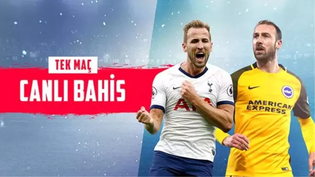 Tottenham, Chelsea yenilgisini unutturmak istiyor! Brighton'a 2 gol atarlarsa iddaa'da...