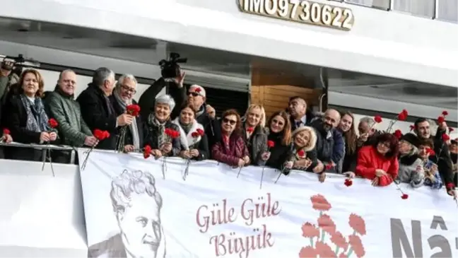 Nazım Hikmet Türkiye'ye veda ettiği Tarabya rıhtımında anıldı