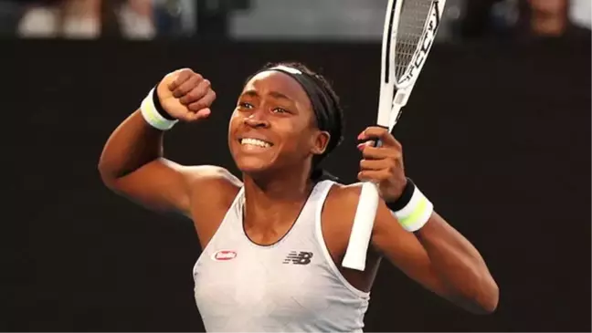 Avustralya Açık'ta tarihi zafer! 15 yaşındaki Coco Gauff...