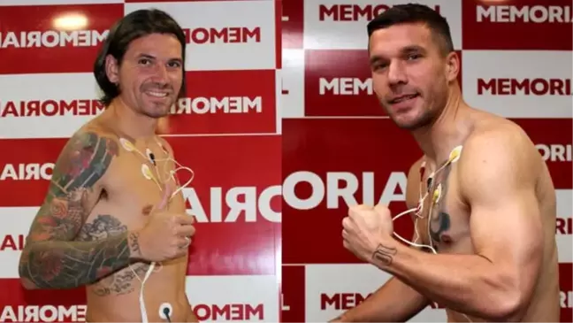 Antalyaspor'da Ersan Adem Gülüm ve Podolski sağlık kontrolünden geçirildi