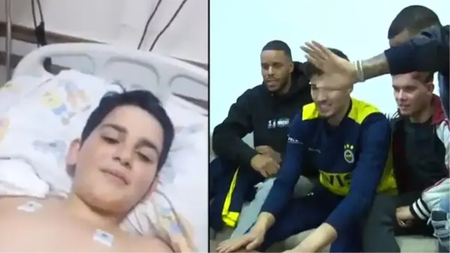 Fenerbahçeli futbolculardan Mehmet Emir'e destek! Göçük altından çıkarılmıştı...