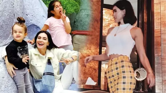 Geceliği 6 bin lira... Zeynep Demirel ve kızları tatilde
