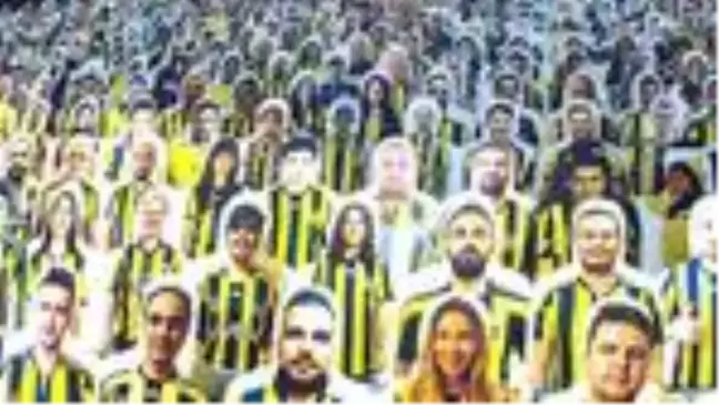 Fenerbahçe Kulübü, Ülker Stadı'na taraftar kartonetleri yerleştirdi