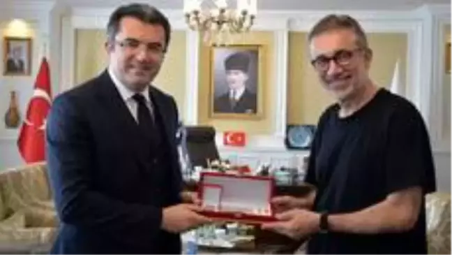 Ünlü yönetmen Nuri Bilge Ceylan, Erzurum Valisi Okay Memiş'i ziyaret etti