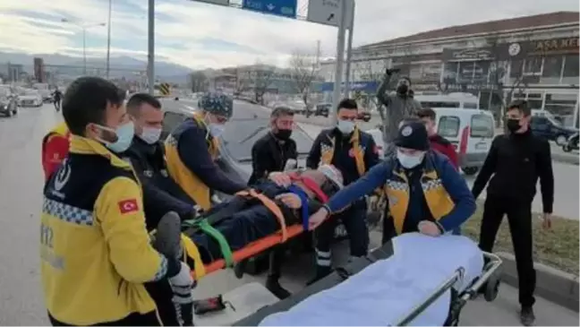 İlaçlarını almaya giderken, kazada ağır yaralandı