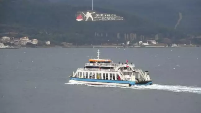 Gökçeada ve Bozcaada'ya feribot seferleri yapılamıyor
