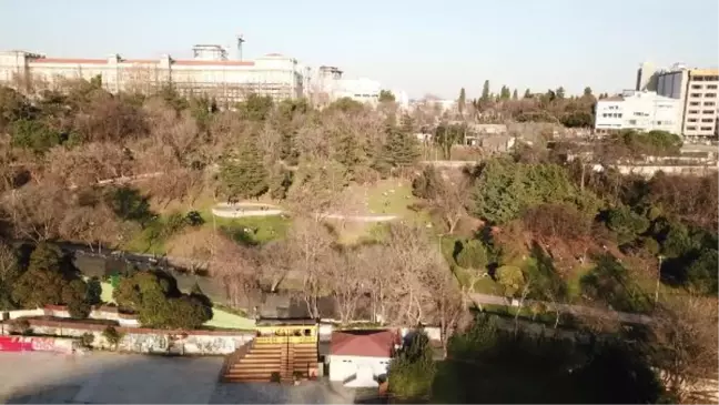 Güneşli havayı görenler Maçka Parkı'na akın etti