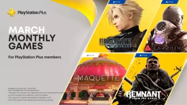 Mart 2021 PlayStation Plus ücretsiz oyunları açıklandı