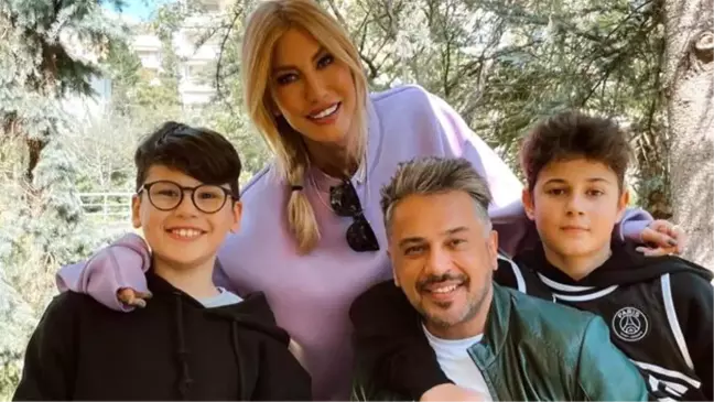 Çağla Şıkel ve çocuklarından eski eşi Emre Altuğ'a doğum günü sürprizi!