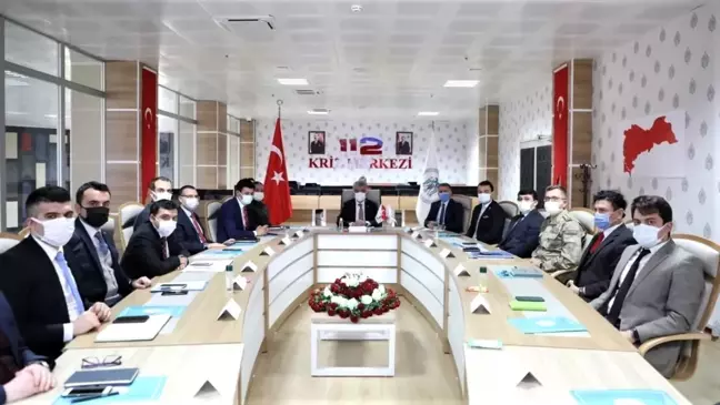 Erzincan'da İl Güvenlik ve Asayiş Koordinasyon Kurulu Toplantısı yapıldı