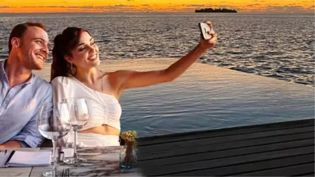 Hande Erçel ve Kerem Bürsin'in Maldivler'e gitti! Kaçamak mı bedava tatil mi?
