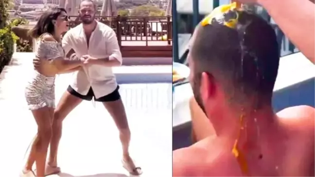 Çağan Atakan Arslan ve eşi Serap Korkmaz'ın eğlenceli anları...