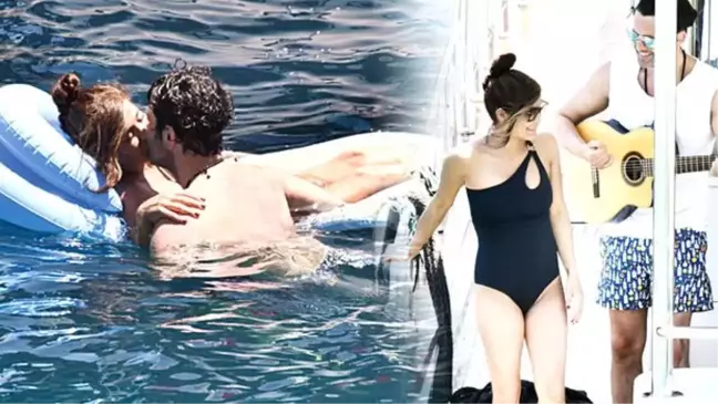 Keremcem ile İranlı sevgilisi Ghazaleh Bayat'ın romantik anları