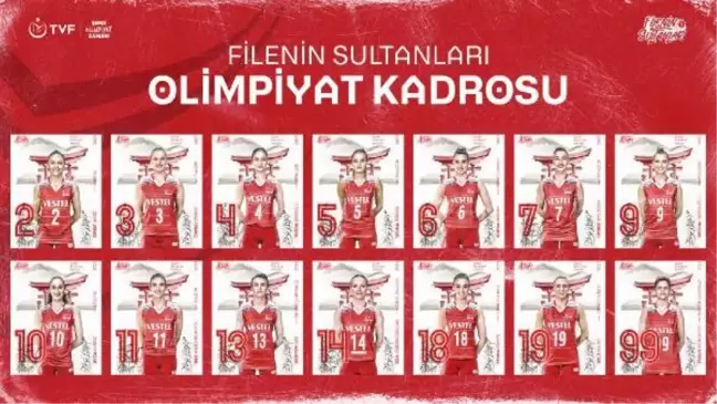 A Milli Kadın Voleybol Takımı'nın Tokyo Olimpiyat Oyunları'na katılacak kadrosu belli oldu