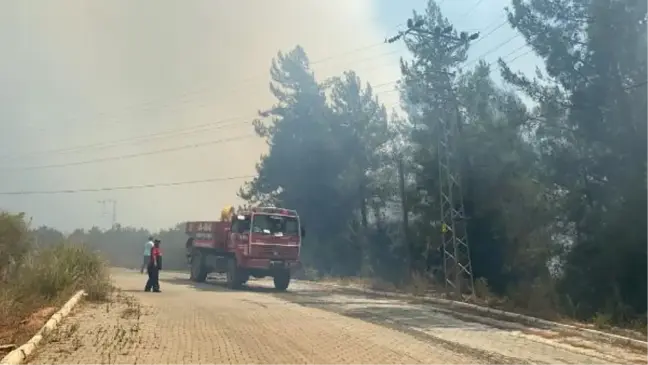 Son dakika haberi! Osmaniye'de hastane ve yerleşim alanı yakınında orman yangın (1)