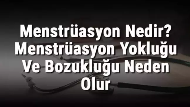 Menstrüasyon Nedir? Menstrüasyon Yokluğu ve Bozukluğu Neden Olur