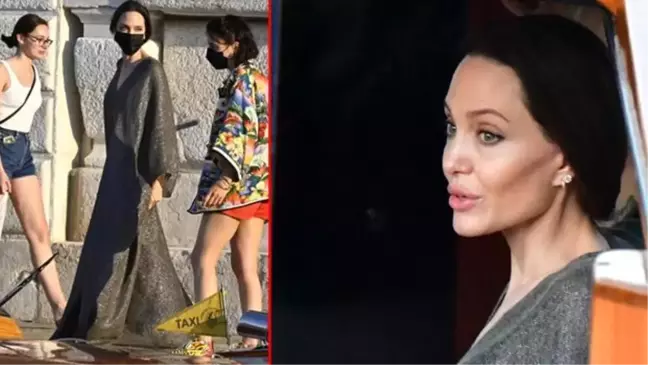 Angelina Jolie kızı Shiloh ile Venedik'te: Kim bilir kaç bin dolarlık 'patates çuvalı'