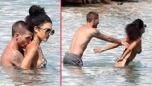Model Jessica Aidi ve kocası Marco Verratti'nin bitmeyen balayı