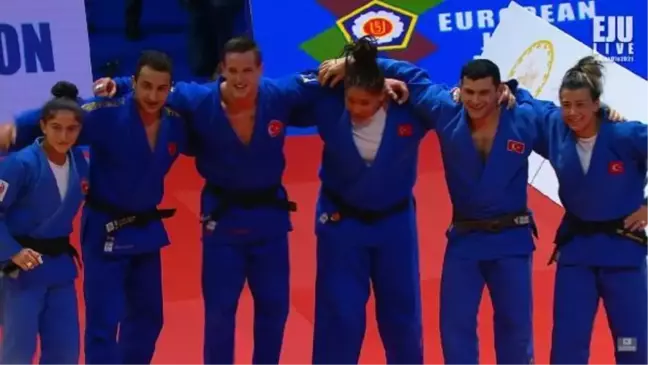 Milli judoculardan Karma Takımlar Avrupa Şampiyonası'nda bronz madalya