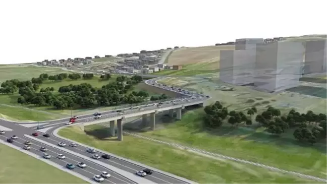 Başakşehir'de yeni bir viyadük çalışması başladı