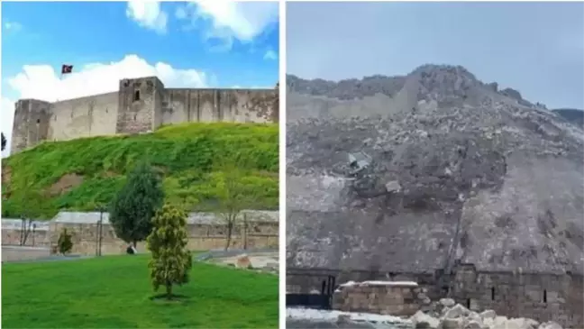 Tarihi Gaziantep kalesi yıkıldı mı? Gaziantep'te deprem sonrası Tarihi Gaziantep kalesi yıkıldı!
