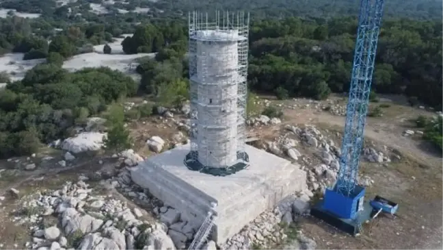 Patara Antik Kenti'nde Deniz Feneri'nden Su Akıtıldı