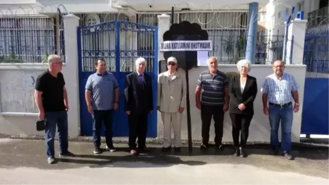Edirne Balkan Türkleri Federasyonu, Yunanistan'ın Batı Trakya Türklerine yönelik gerçekleştirdiği katliamı anarak siyah çelenk bıraktı