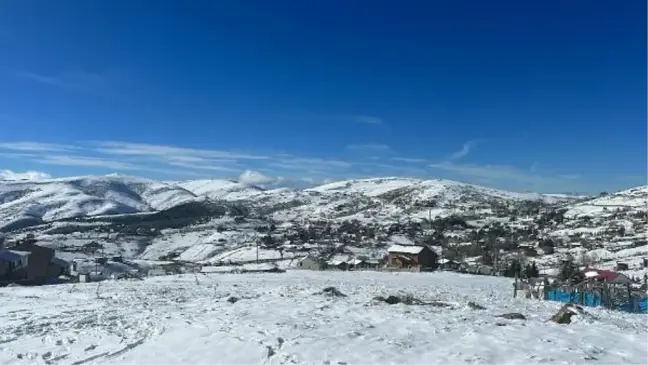 Ordu'nun yüksek kesimleri kar yağışıyla beyaza büründü