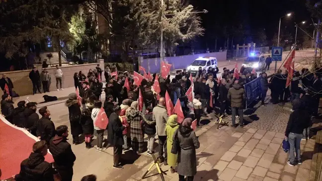 Bozkır'da şehitler için yürüyüş düzenlendi