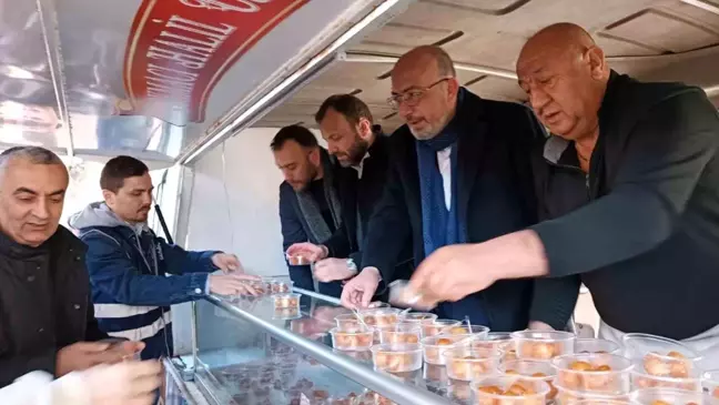 AK Parti Kütahya İl Gençlik Kolları Başkanlığı, Hüseyin Murat Uysal için lokma hayrı düzenledi