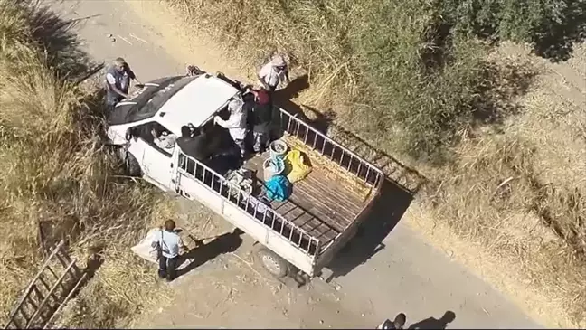 Balıkesir'de meyve hırsızlığı şüphelileri dronla takip edilerek yakalandı