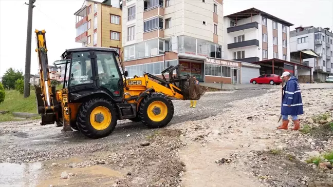 Fatsa'da Şiddetli Yağış Sonucu Hasar Meydana Geldi