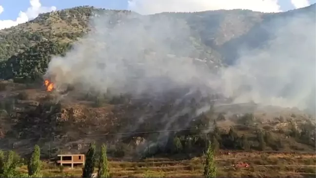 Erzurum İspir'de Orman Yangını Çıktı