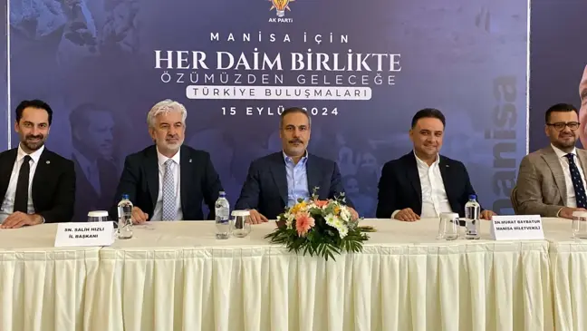 Dışişleri Bakanı Hakan Fidan Manisa'da