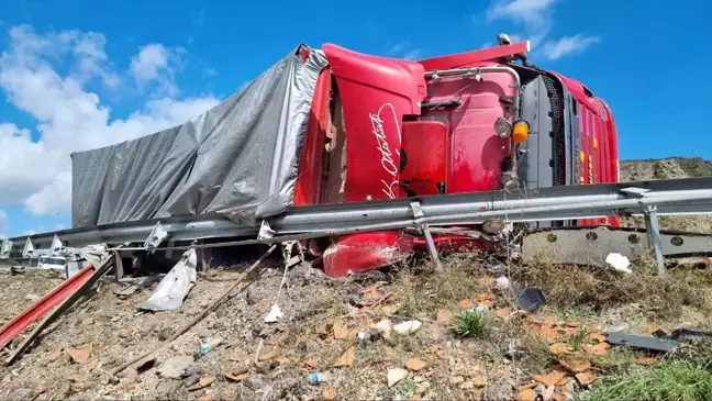 Çorum'da Devri Kaza: Sürücü Yaralandı