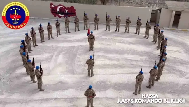 Hatay'da Jandarma Komandoların Yemin Töreni Gururlandırdı