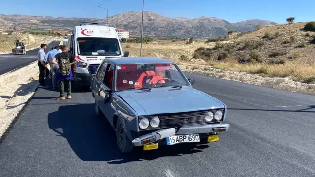 Yol Çalışması Nedeniyle Öğrenci Otomobilin Çarpması Sonucu Yaralandı