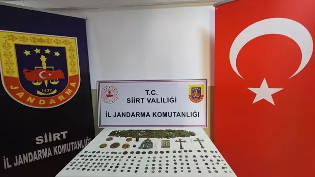 Siirt'te Tarihi Eser Kaçakçılığı Operasyonu: 3 Binden Fazla Sikke Ele Geçirildi