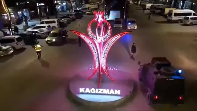 Kars'ın Kağızman ilçesinde asayiş denetimleri yapıldı