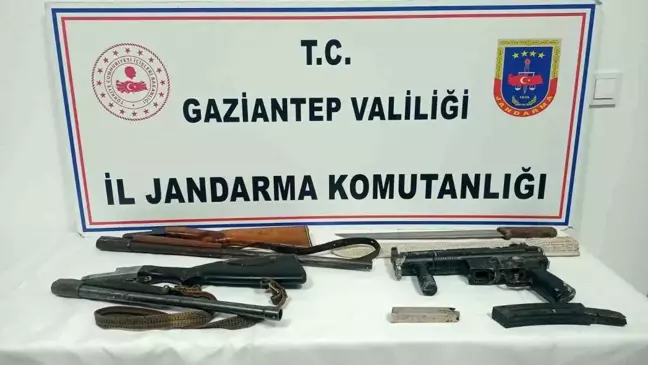 Gaziantep'te Silah Kaçakçılığı Operasyonu: 18 Silah Ele Geçirildi