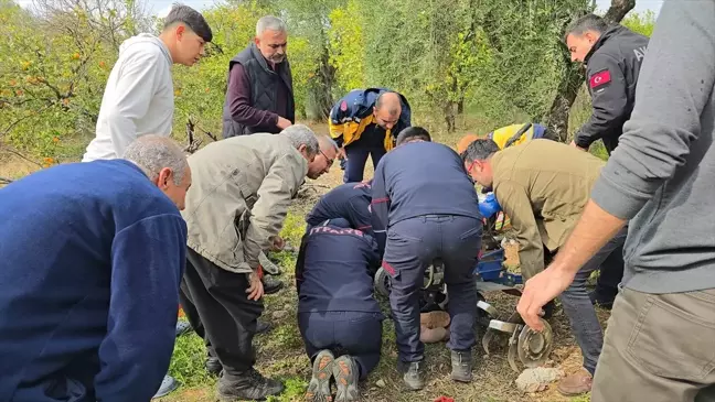 Adana'da Çiftçi Çapa Makinesine Ayağını Kaptırdı