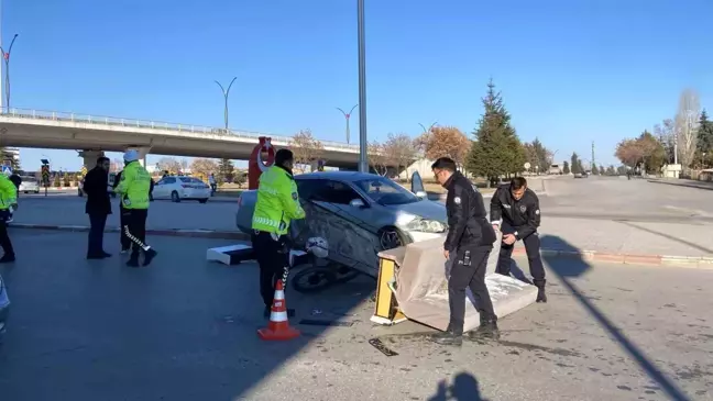 Karaman'da Trafik Kazası: Seyyar Araba Sahibinin Sağlık Durumu İyi