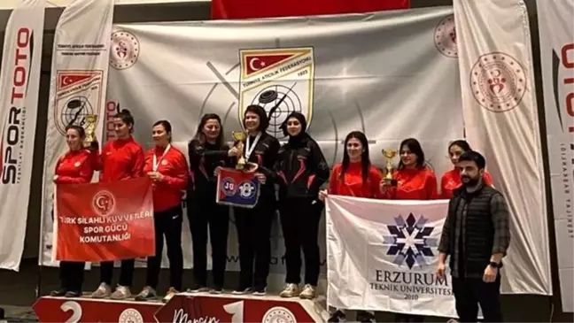 Erzurum Teknik Üniversitesi Havalı Silahlar Türkiye Şampiyonası'nda 3. Oldu