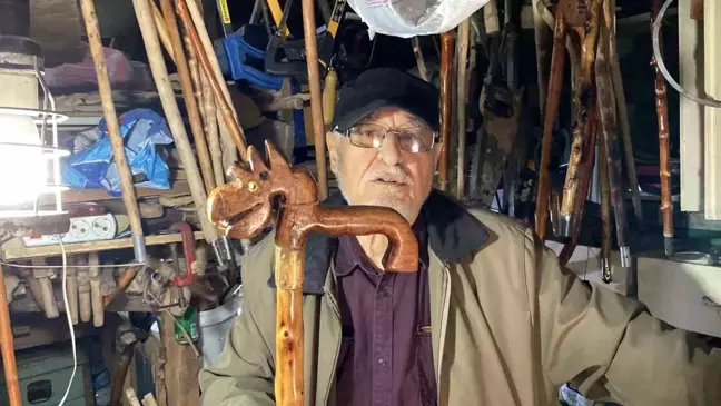 86 Yaşındaki Hami Dedenin Baston Tutkusu