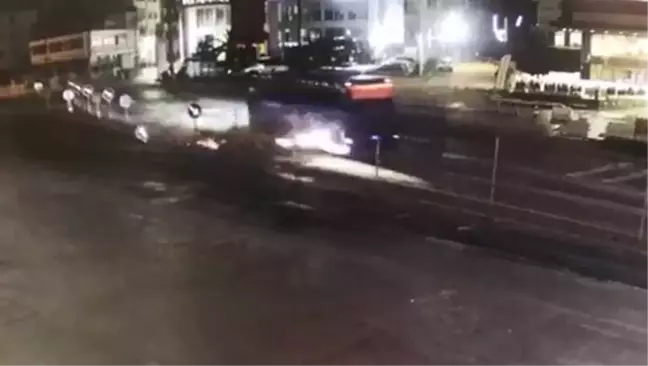 Emniyet Müdür Yardımcısı Akduman'ın Kaza Anı Güvenlik Kamerasında