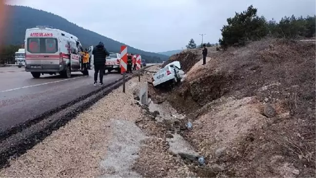 Bolu Gerede'de Otomobil Şarampole Savruldu: 1 Ölü, 3 Yaralı